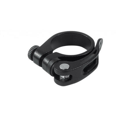 Zadelpen-snelspanner hulzebos 31.8mm zwart.