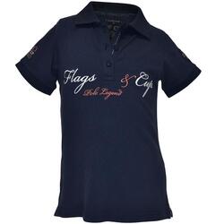 Polo équitation enfant Flags&Cup Omia