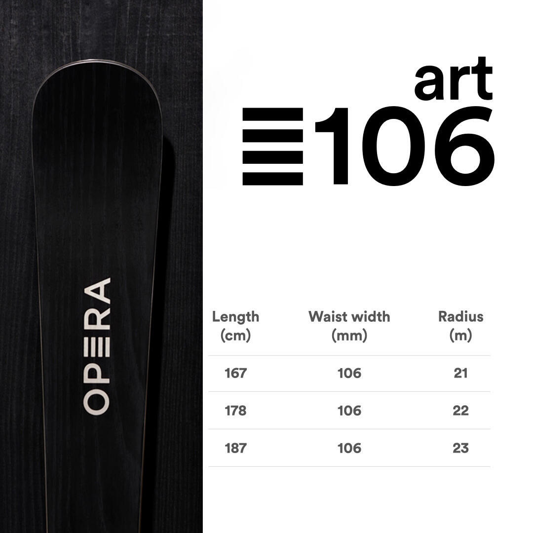 Art 106 All-Mountain Freeride Skis – PLY Sidewalls 7/7