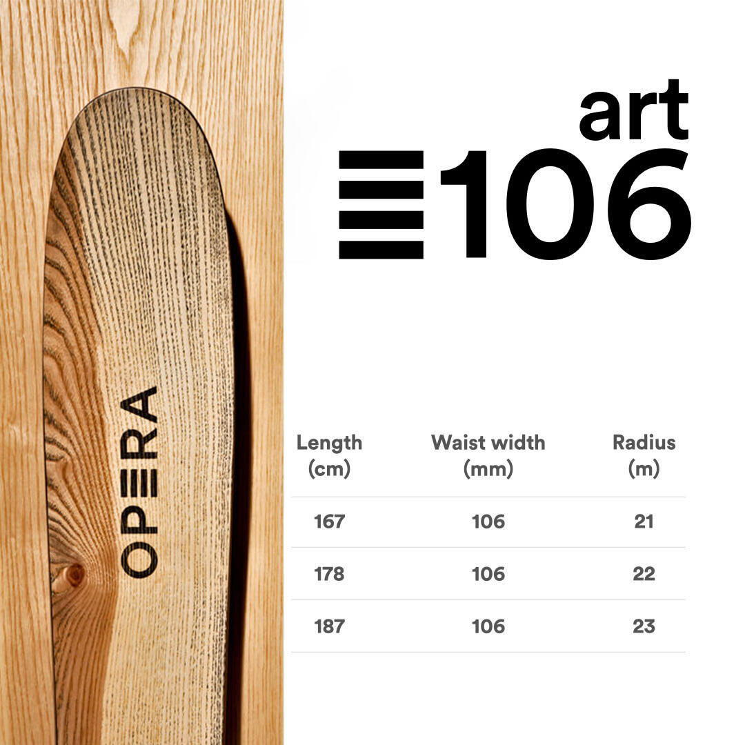 Art 106 All-Mountain Freeride Skis – PLY Sidewalls 7/7