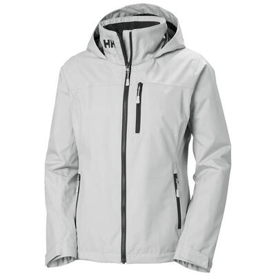 Giacca con cappuccio impermeabile intermedia da donna Helly Hansen Crew 2.0