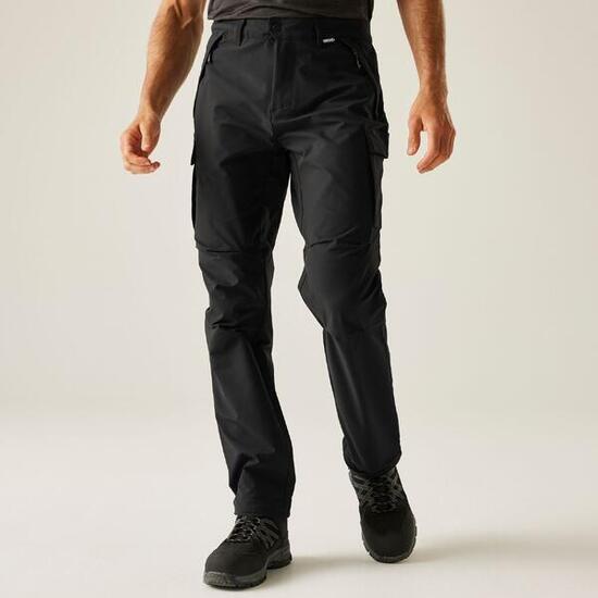 Pantalon de Randonnée Regatta "Questra Cargo Trousers" 42 Noir