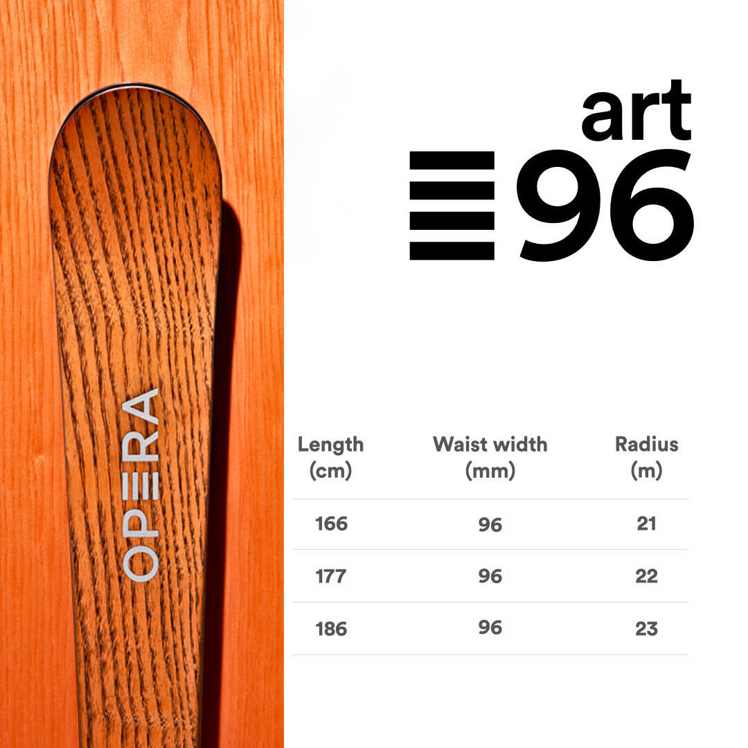 ART 96 All-Mountain Freeride Ski 6/7