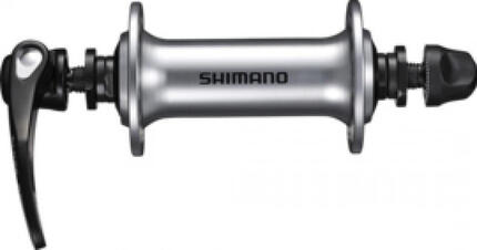 SHIMANO voornaaf HB-RS400 32 - 100 mm, zilver