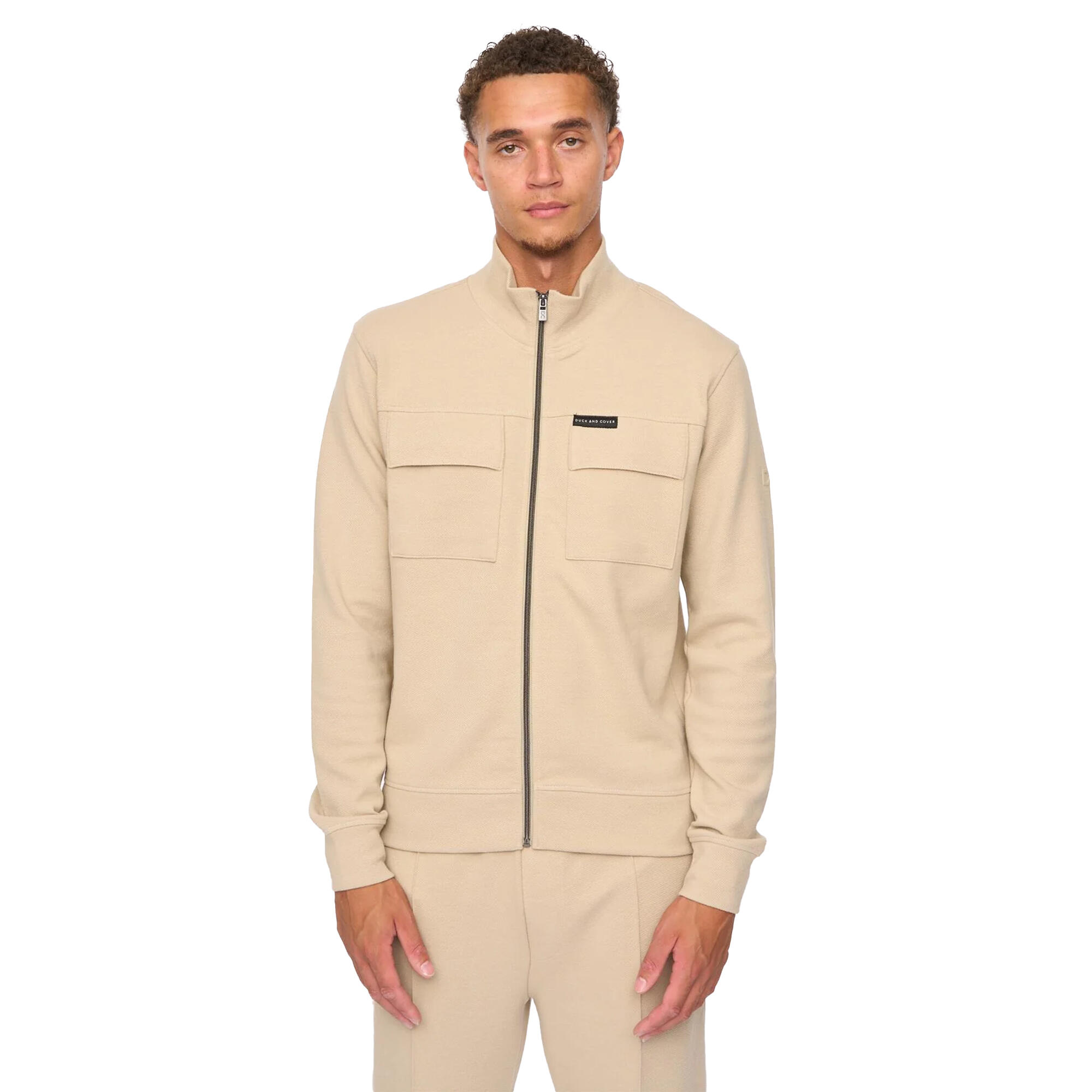 Duck and Cover Mens Tames Full Zip Sweatshirt
