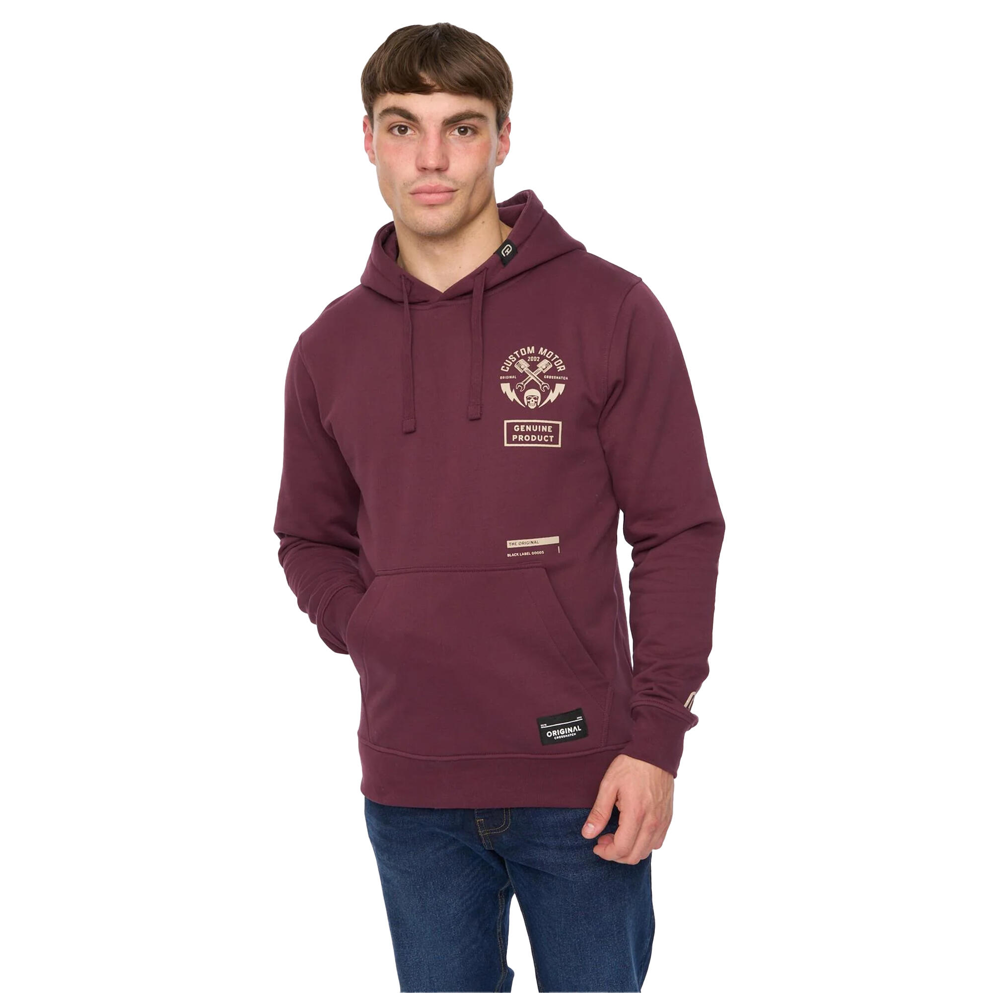 Crosshatch Mens Moules Hoodie