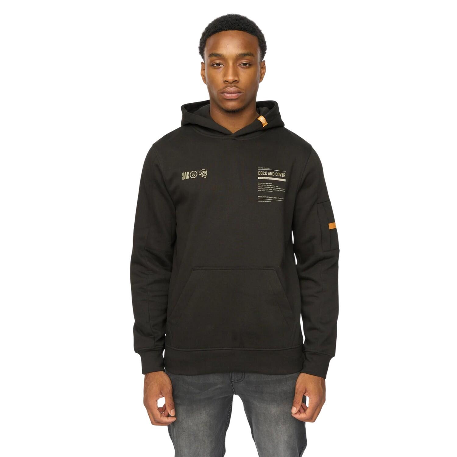 Duck and Cover Mens Skullmatic Hoodie