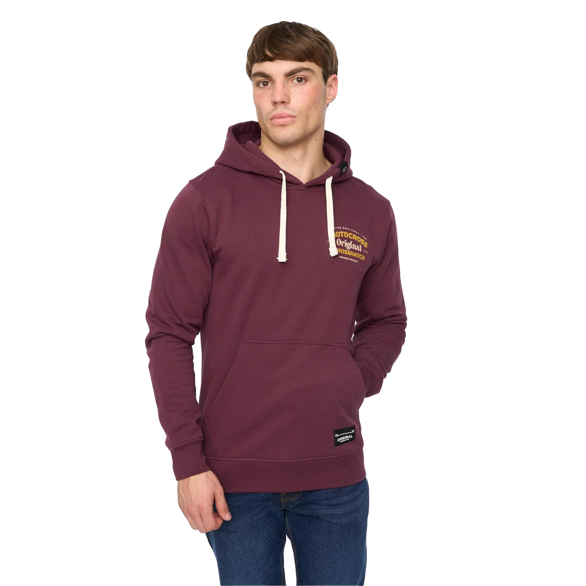 Crosshatch Mens Motocross Hoodie