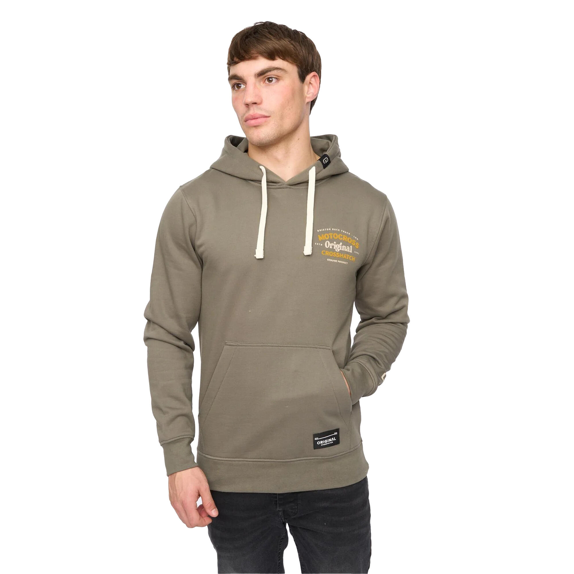 Crosshatch Mens Motocross Hoodie