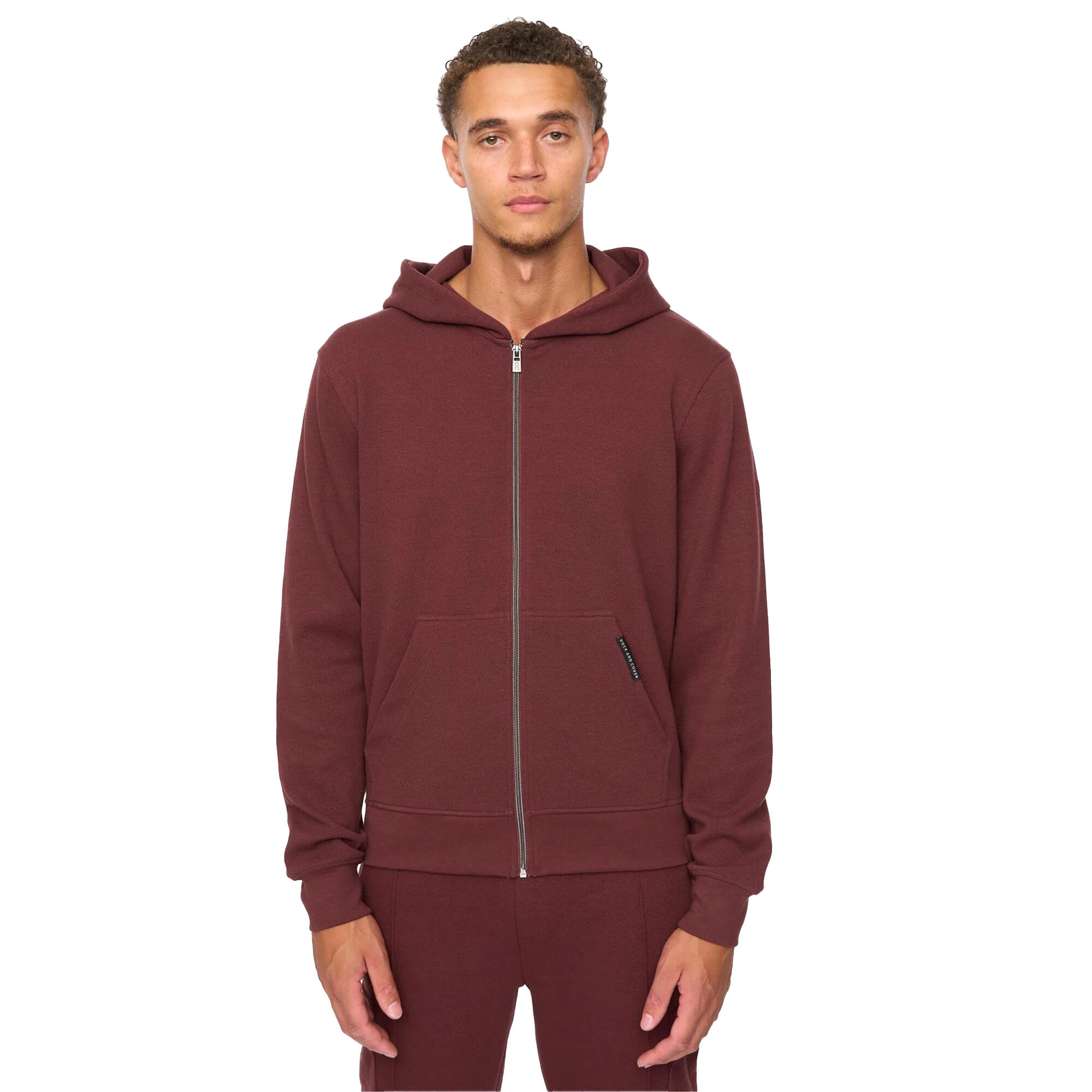 Duck and Cover Mens Optimus Full Zip Hoodie