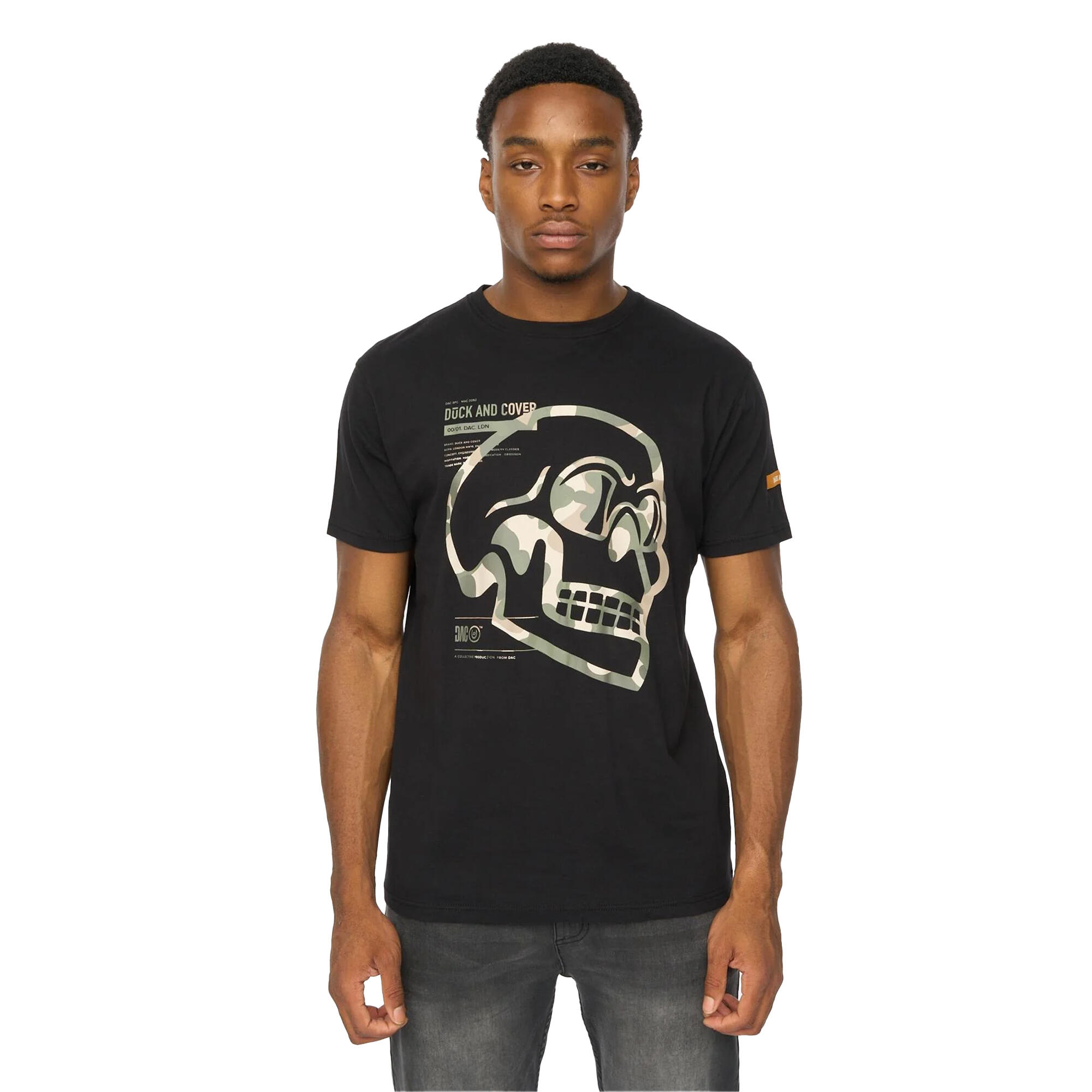 Duck and Cover Mens Skullmatic T-Shirt