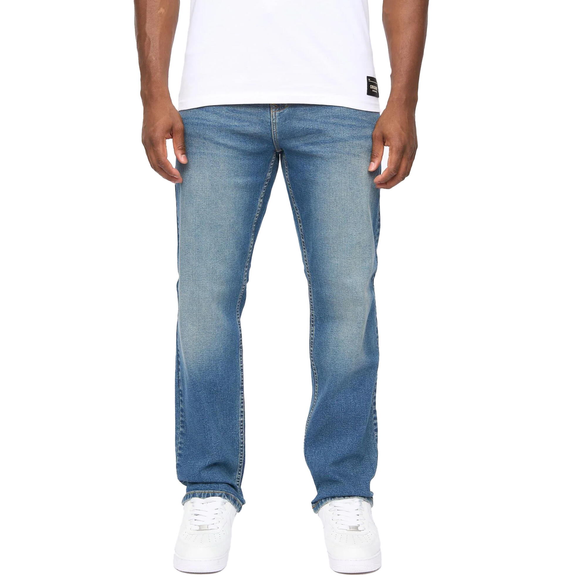 Crosshatch Mens Detendu Relaxed Fit Jeans