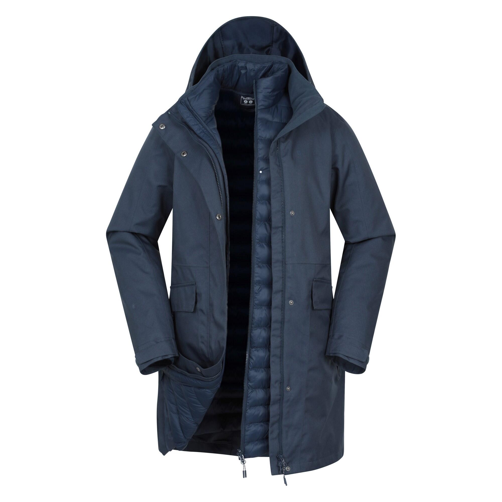 Mountain Warehouse Womens/Ladies Rain On 3 in 1 Waterproof Jacket