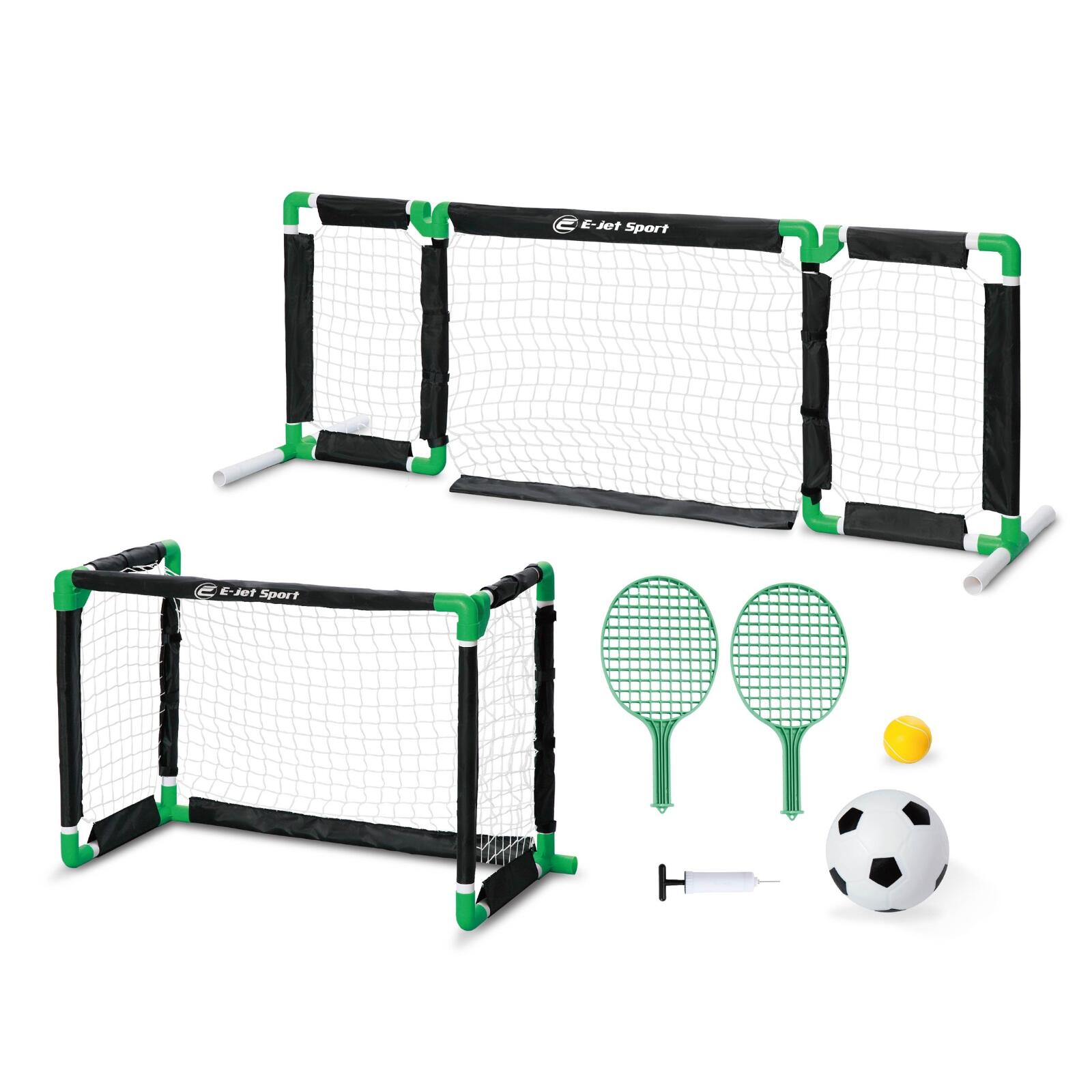 E-Jet Sport 2 In 1 Soccer And Tennis Set