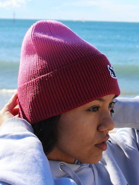 Gorro Beanie - Logo Bordado / Degradado / Talla Única (Rosa) 4/4
