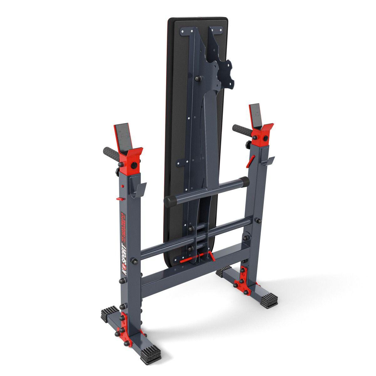 Banco de pesas con soporte para barras 4/6
