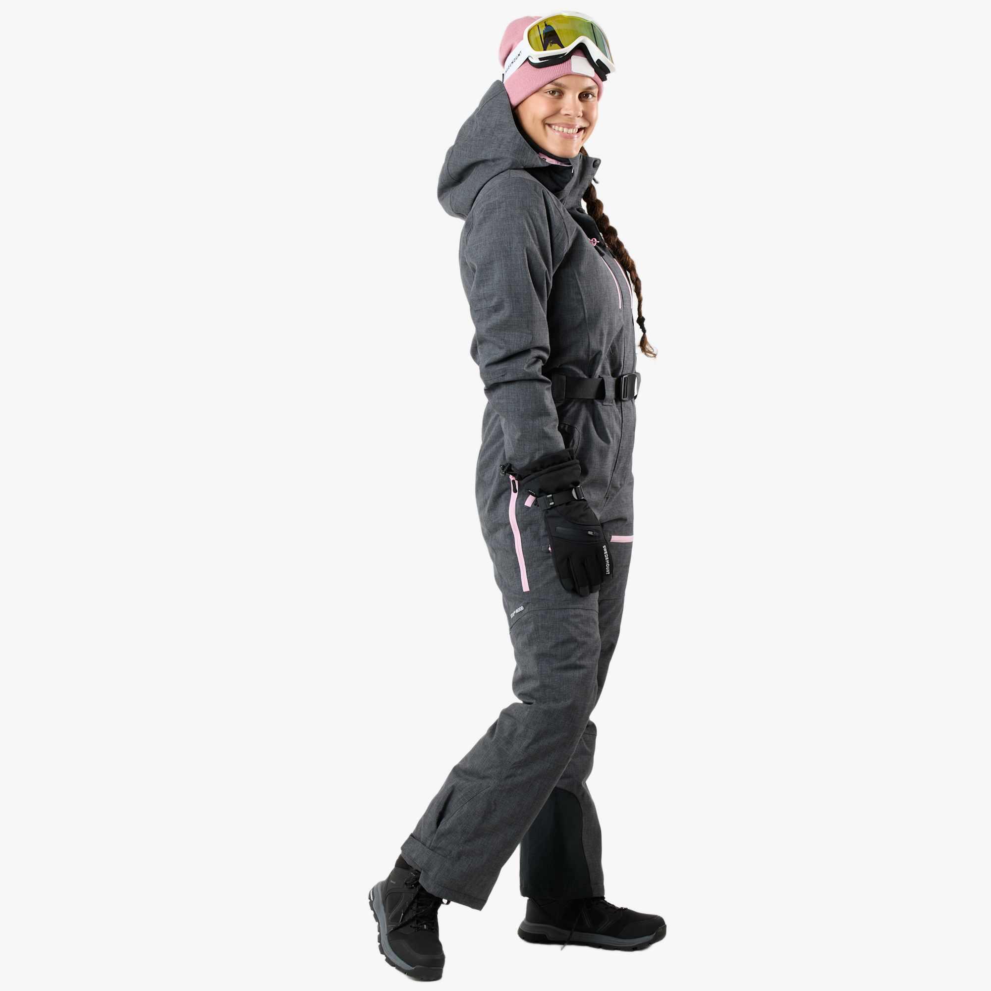 Women skiing winter overall waterproof windproof Cervinia Skisuit Long 4/7