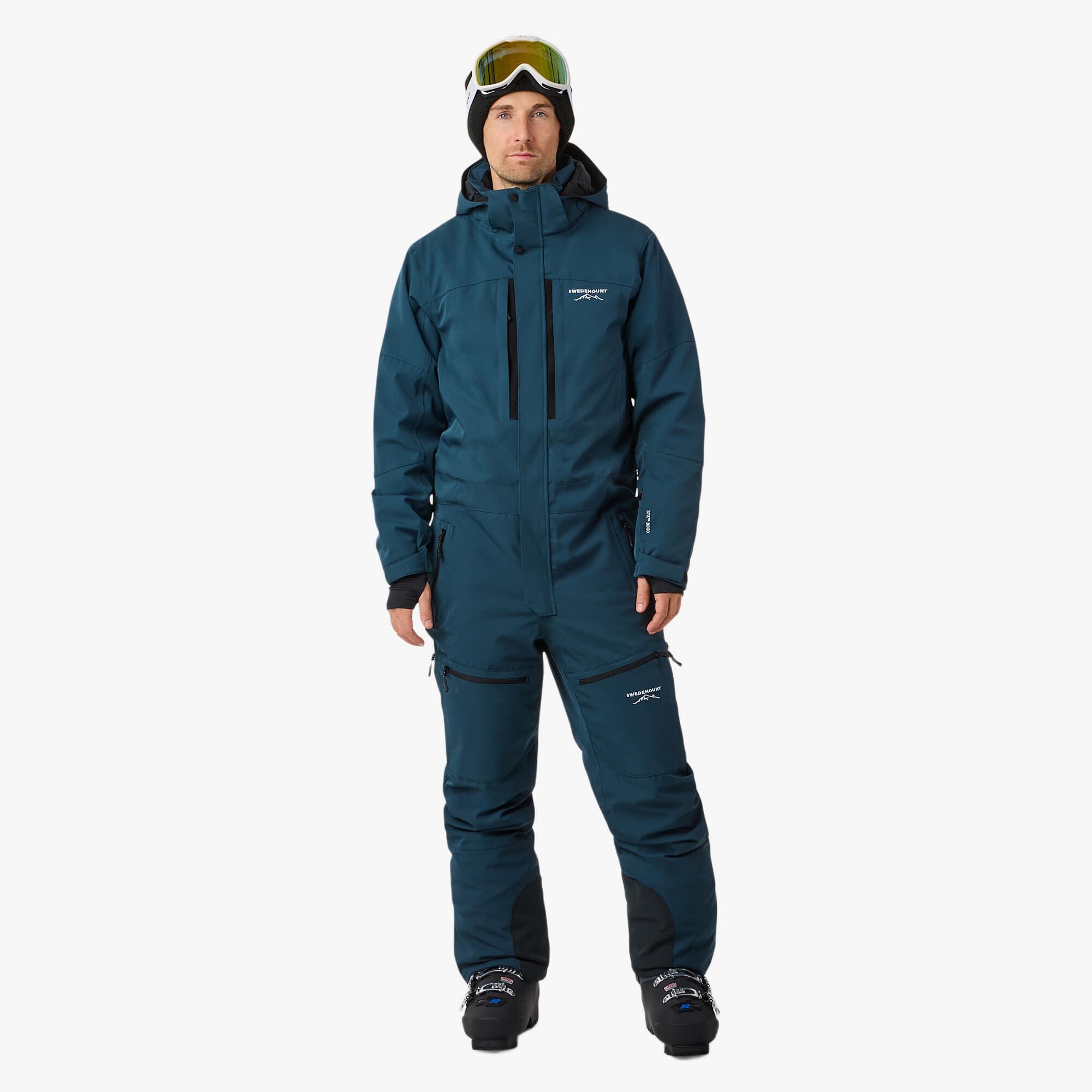 Swedemount - Combinaison De Ski Homme Hiver Imperméable Coupe-vent St. Anton Skisuit - Combinaison De Ski - Noir|vert - Decathlon
