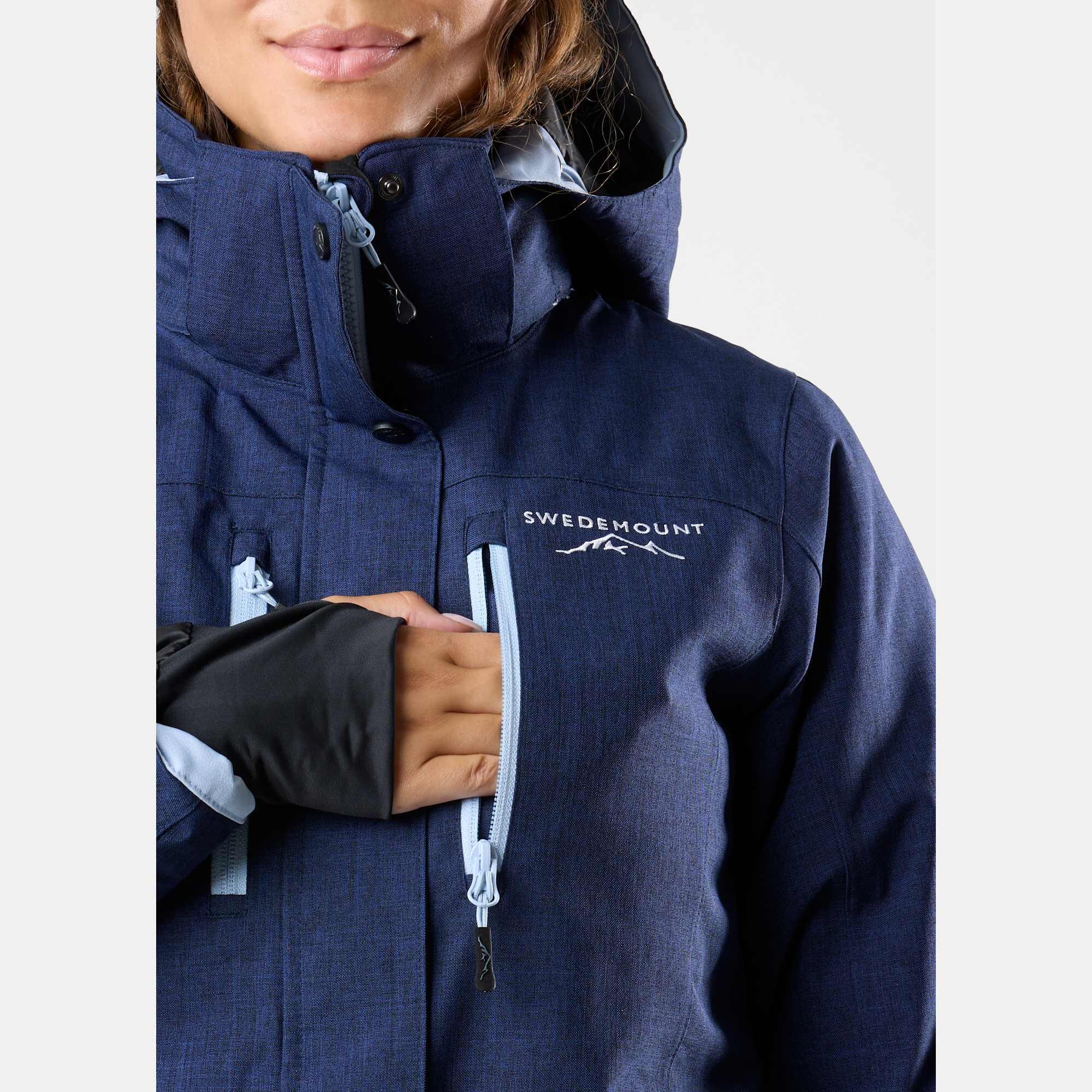 Women skiing winter overall waterproof windproof Cervinia Skisuit Long 5/6