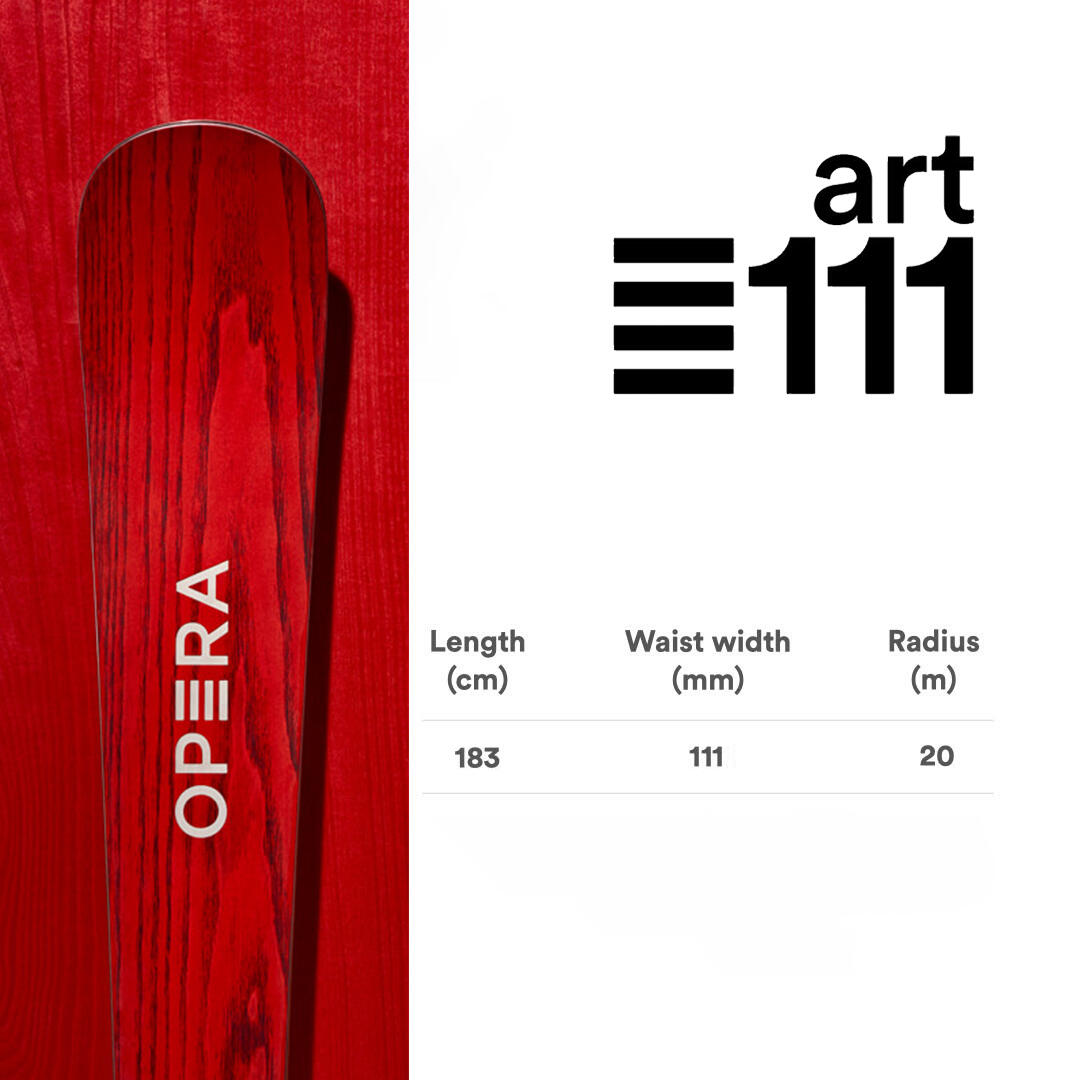 Art 111 Freeride Freestyle Skis 7/7