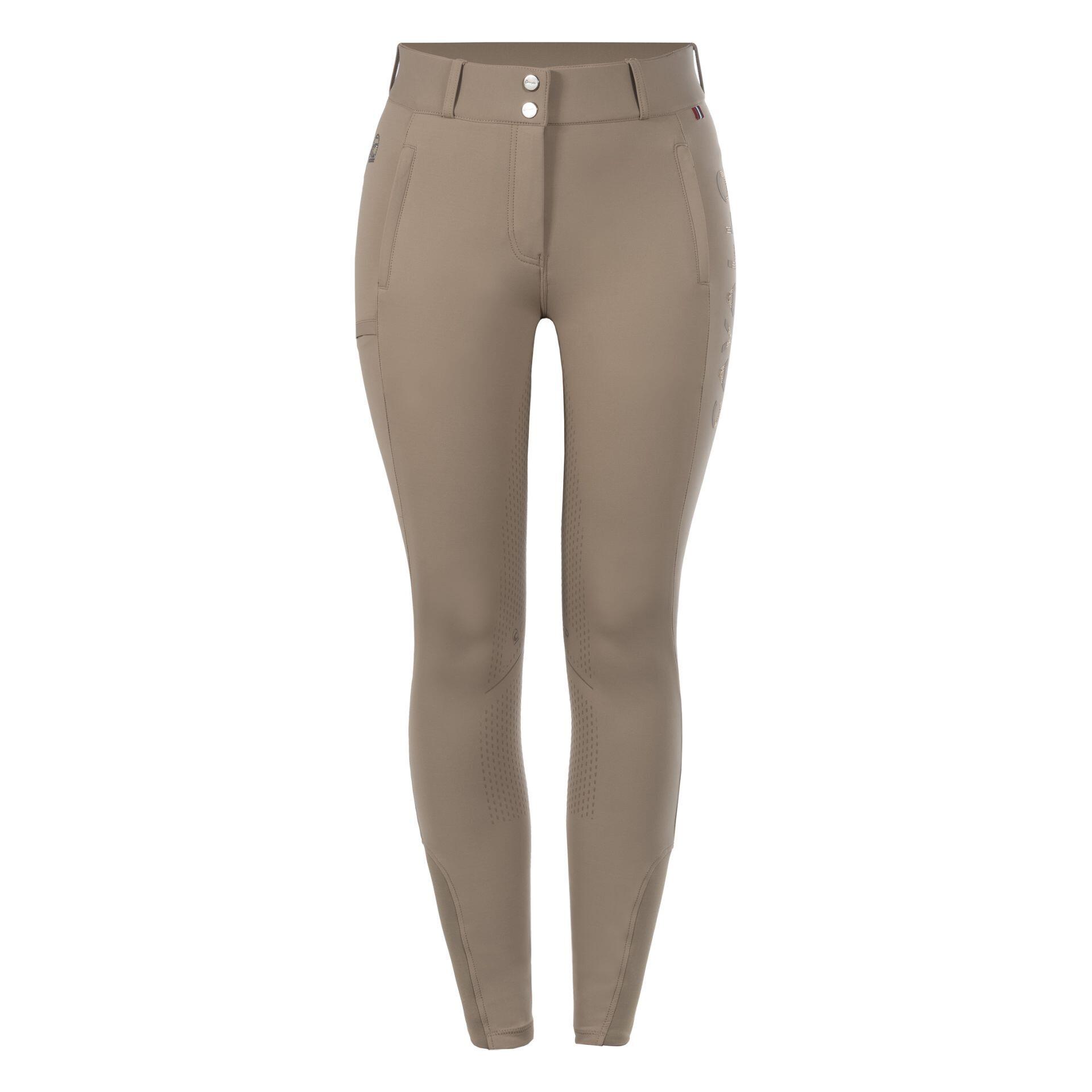 Cavallo - Pantalon Équitation Full Grip Femme Cavallo Caline - Pantalon D'Équitation - Beige - Decathlon