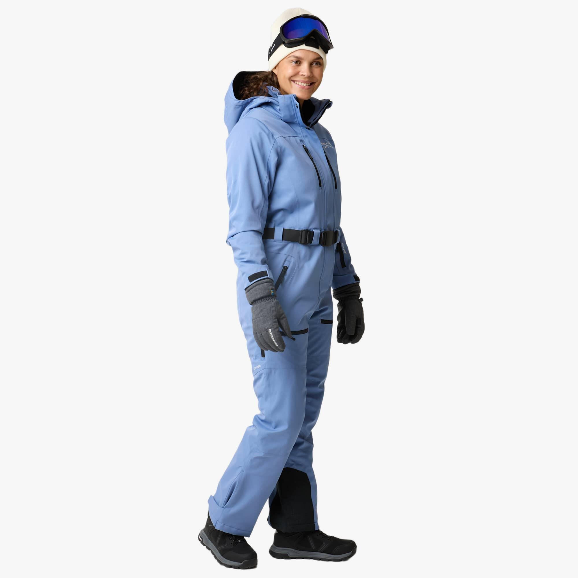 Women skiing winter overall waterproof windproof Cervinia Skisuit Long 3/7