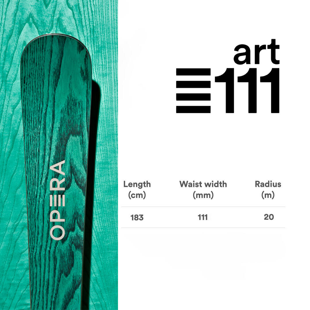 Art 111 Freeride Freestyle Skis 7/7