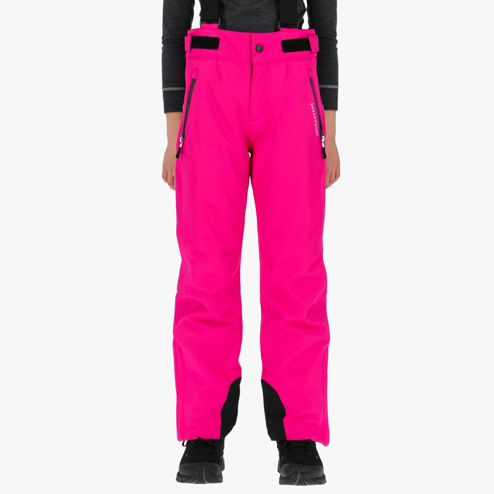 Swedemount - Pantalon De Ski Junior Imperméable Coupe-vent Respirant Ski Pants Jr - Pantalon De Ski - Rose - Decathlon