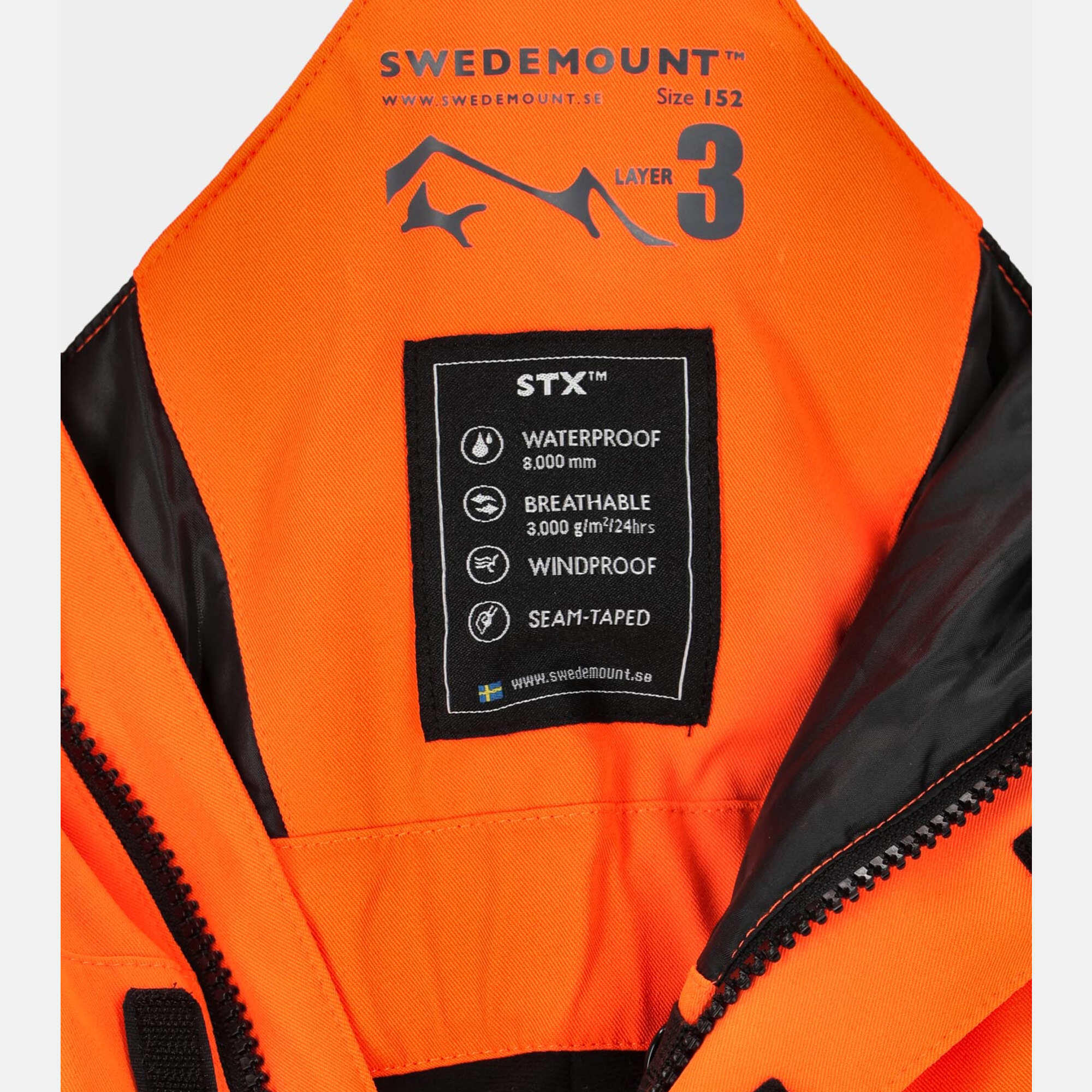 Pantalon de ski junior imperméable respirant coupe-vent Bib Pants JR 6/7