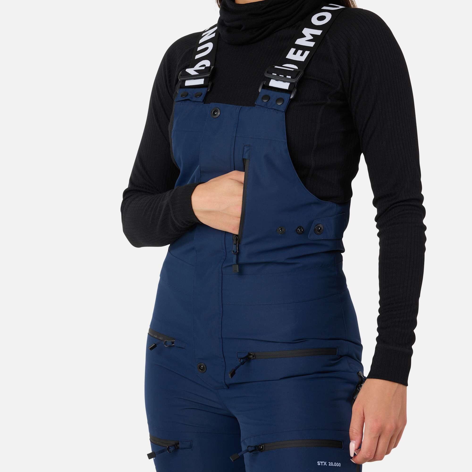 Pantalon de ski femme ski imperméable respirant freeride ii 7/8
