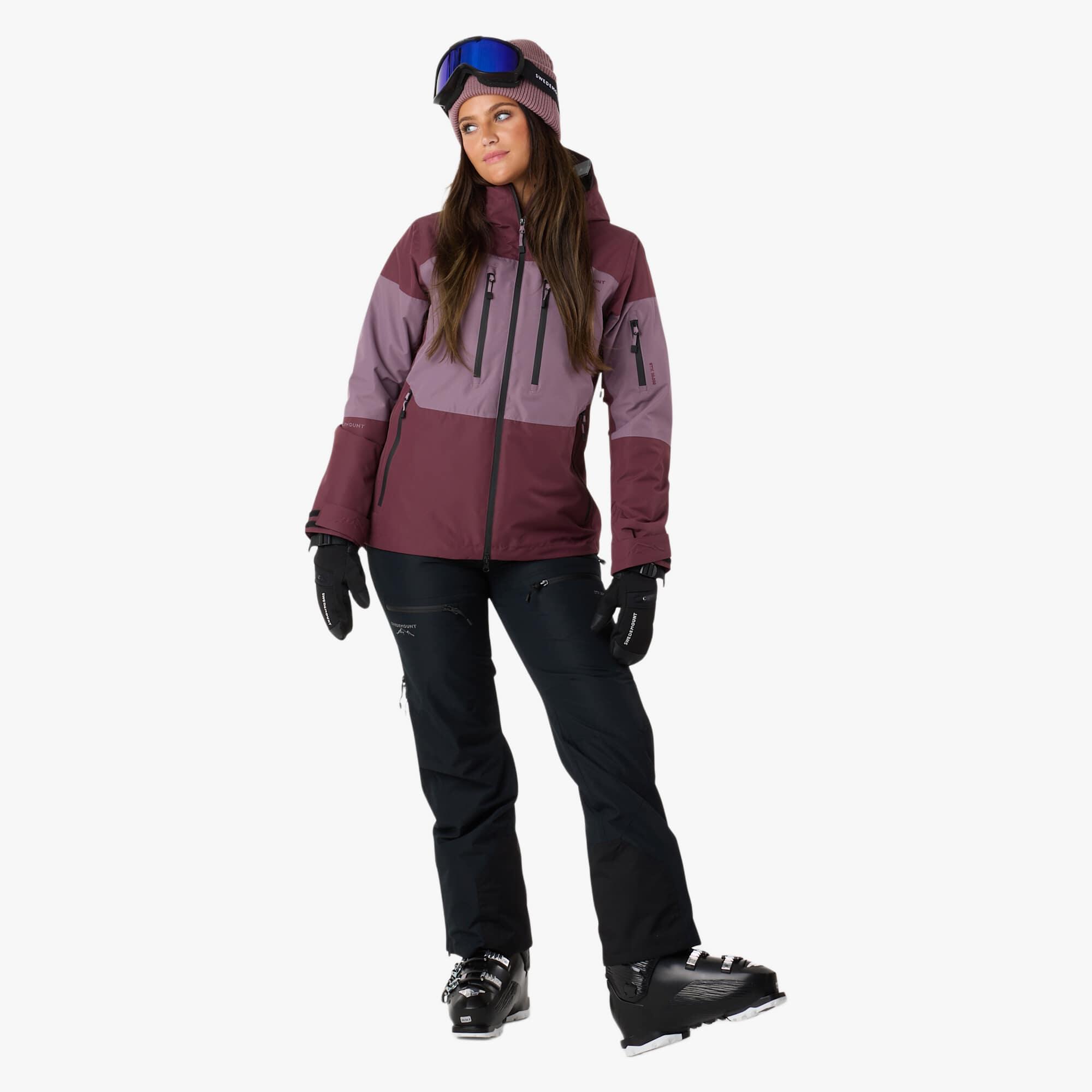 Pantalon de ski femme ski imperméable respirant freeride ii 3/8