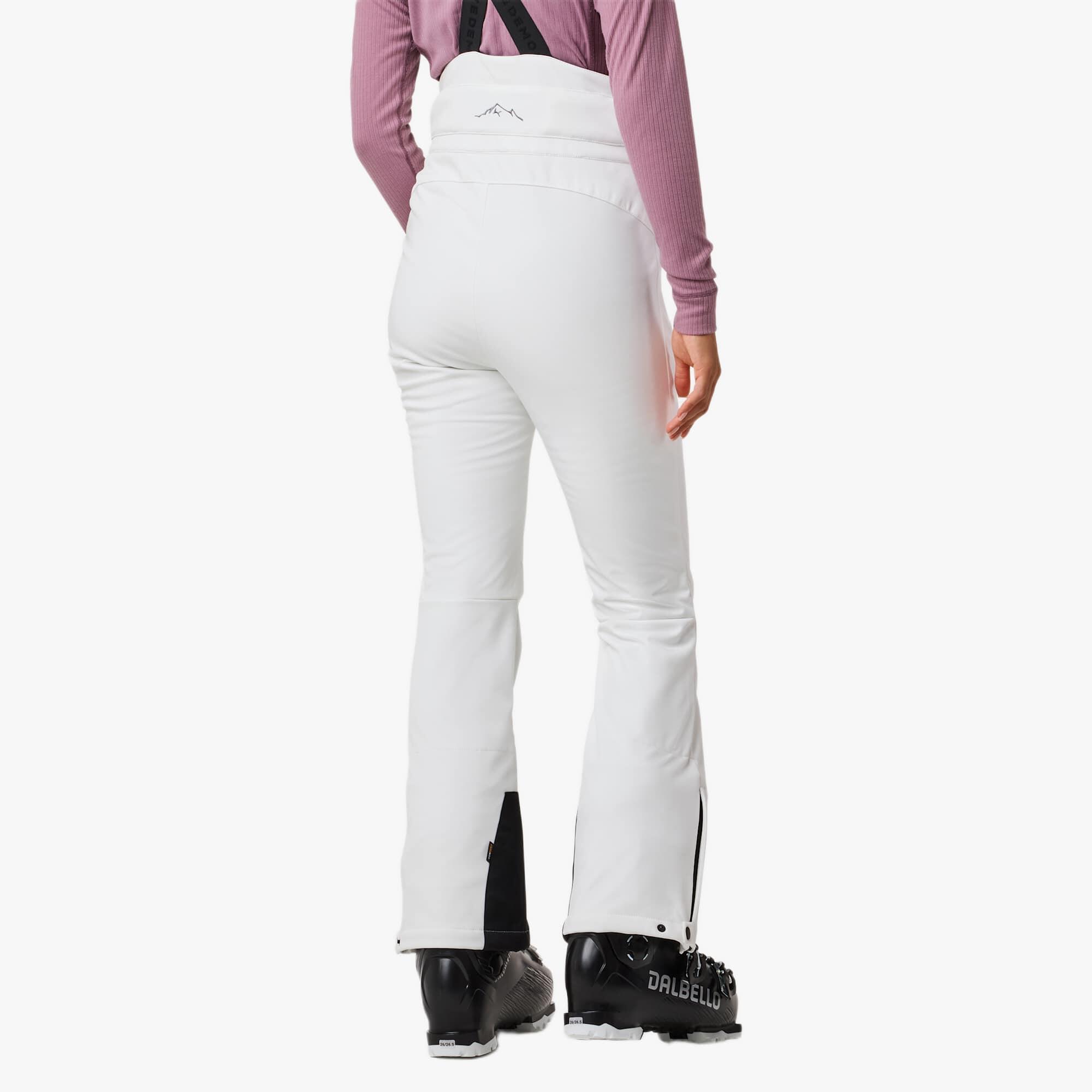 Pantalon de ski femme Softshell Vail imperméable coupe-vent avec bretelles 2/7