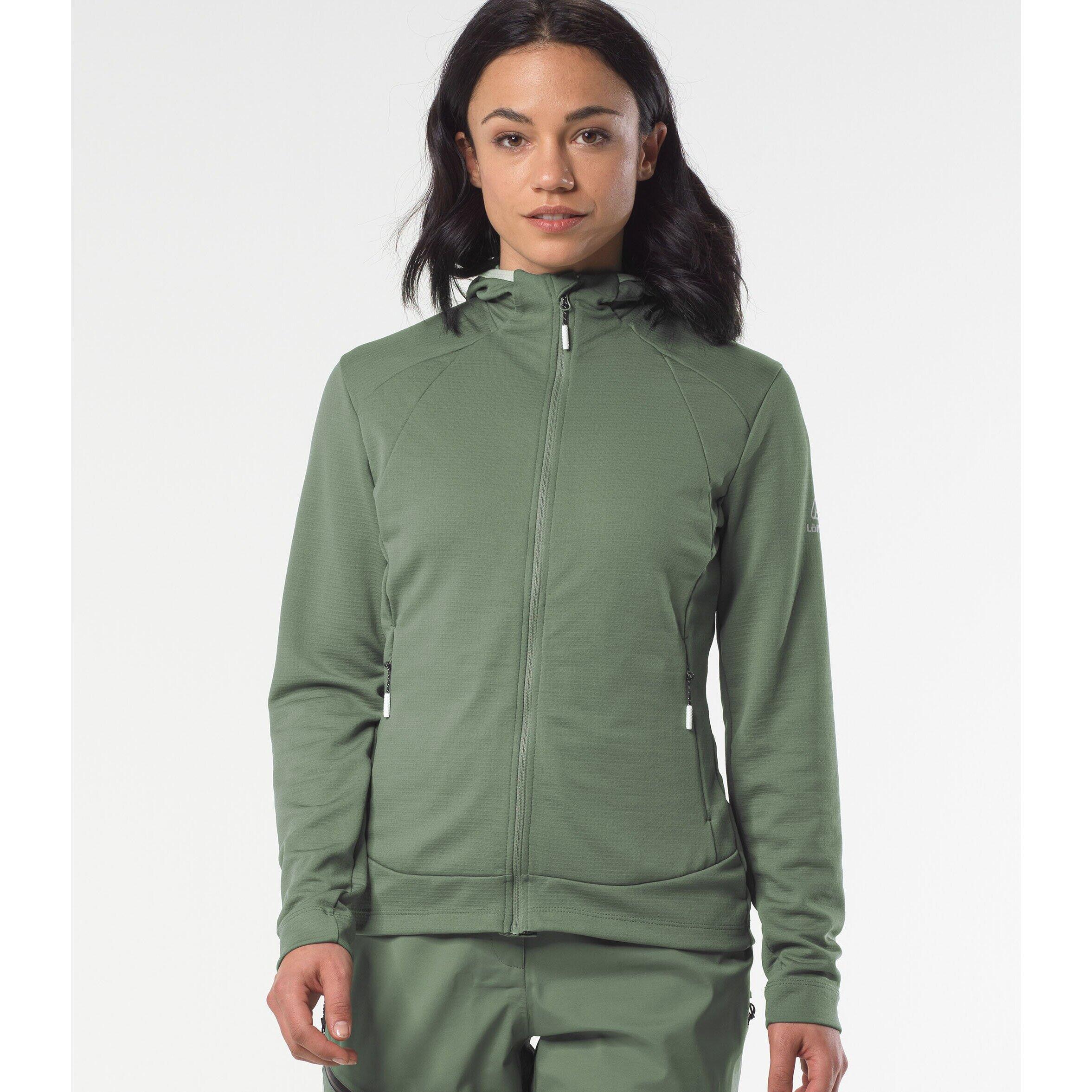 Damen Rollkragen W ZIP-HOODY TECH-MERINO 3/4
