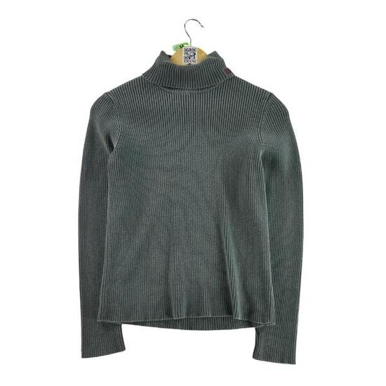 Seconda Mano - Maglione a collo alto grigio da donna - Stato molto buono