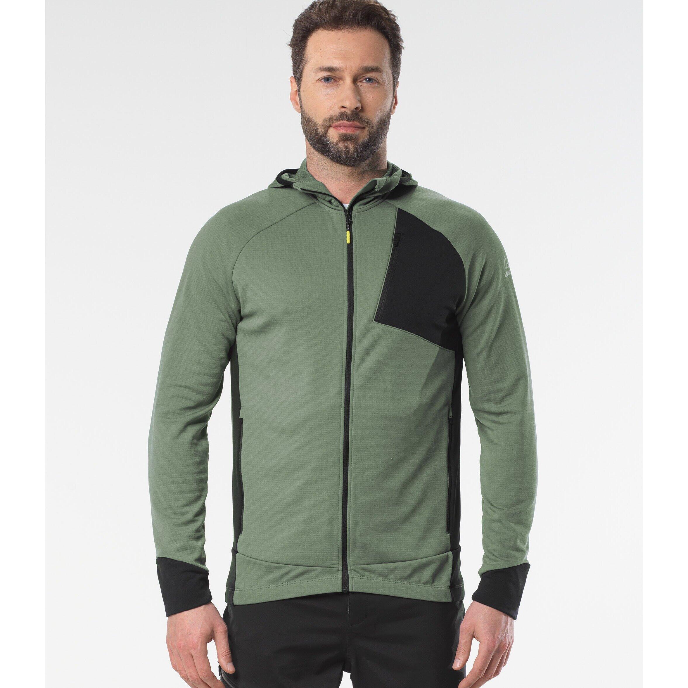 Herren Rollkragen M ZIP-HOODY TECH-MERINO 3/3