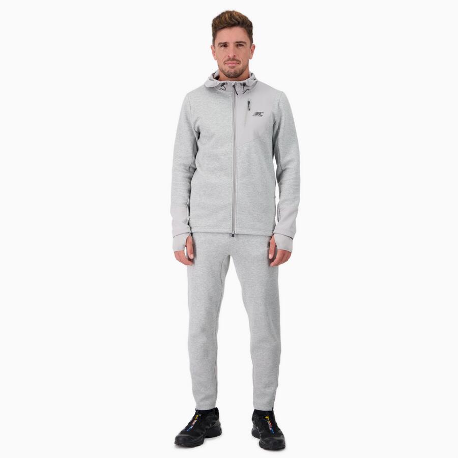 Niwicee Heren joggingbroek fleece gevoerde joggingbroek casual winter warme joggingbroek elastische taille thermische onderkleding trainingspak