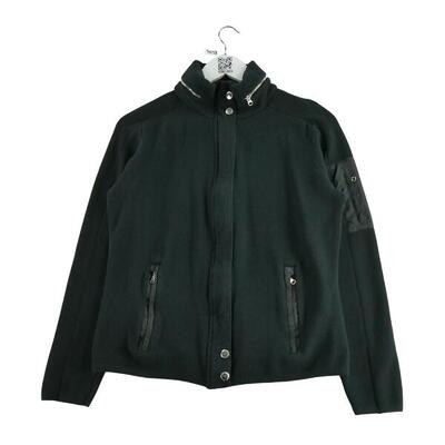 Tweedehands - dames volledige rits zwarte trui - als nieuw