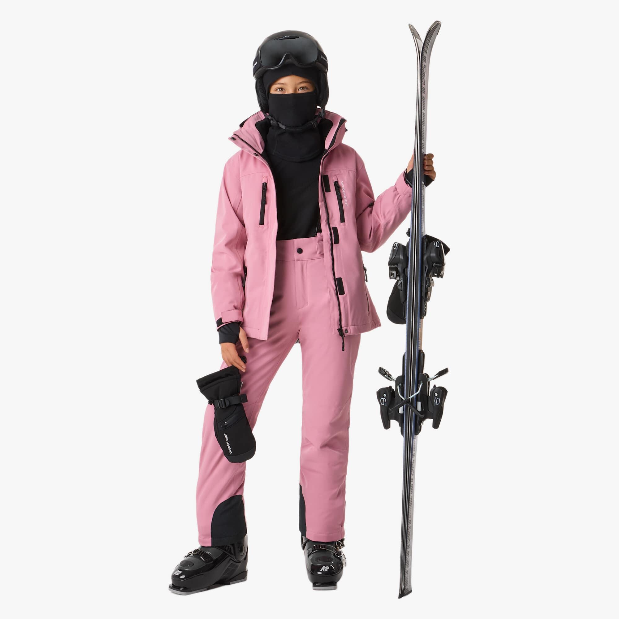 Pantalon de ski junior imperméable coupe-vent respirant Ski Pants JR 3/8