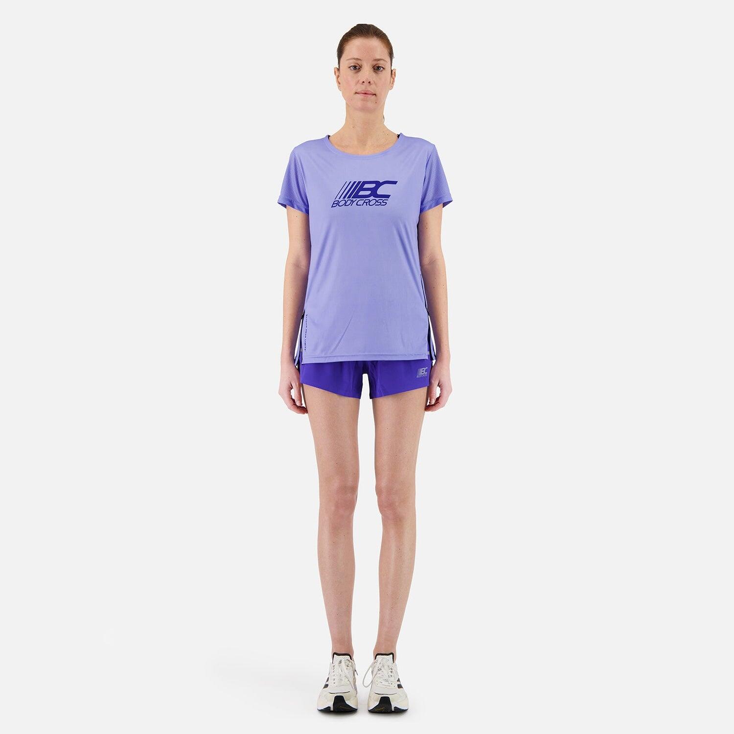 Maglietta ventilazione massima Donna Running ZIPRUN 4/7