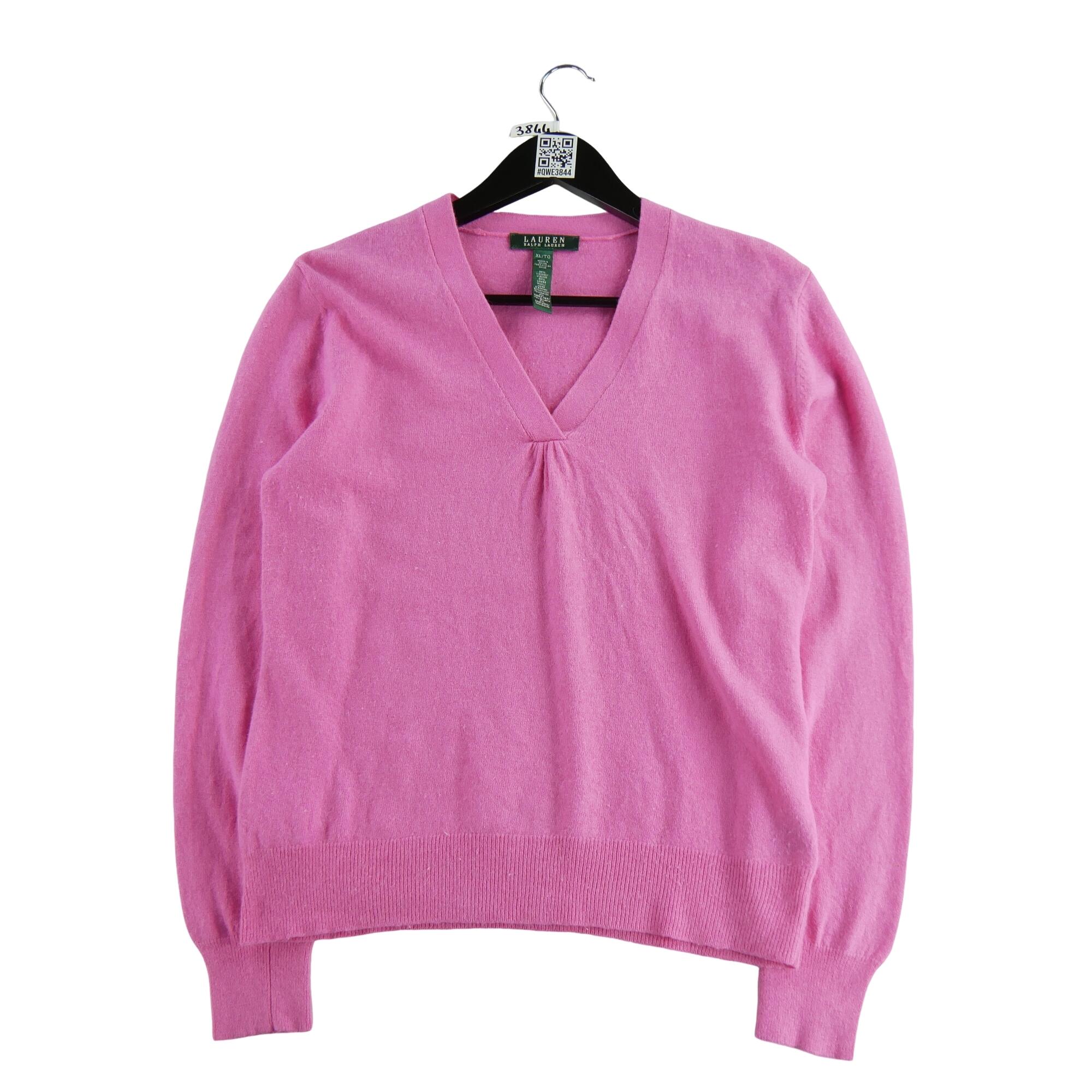 RALPH LAUREN Reconditionné - Pull Femme laine et cachemire Rose - Excellent