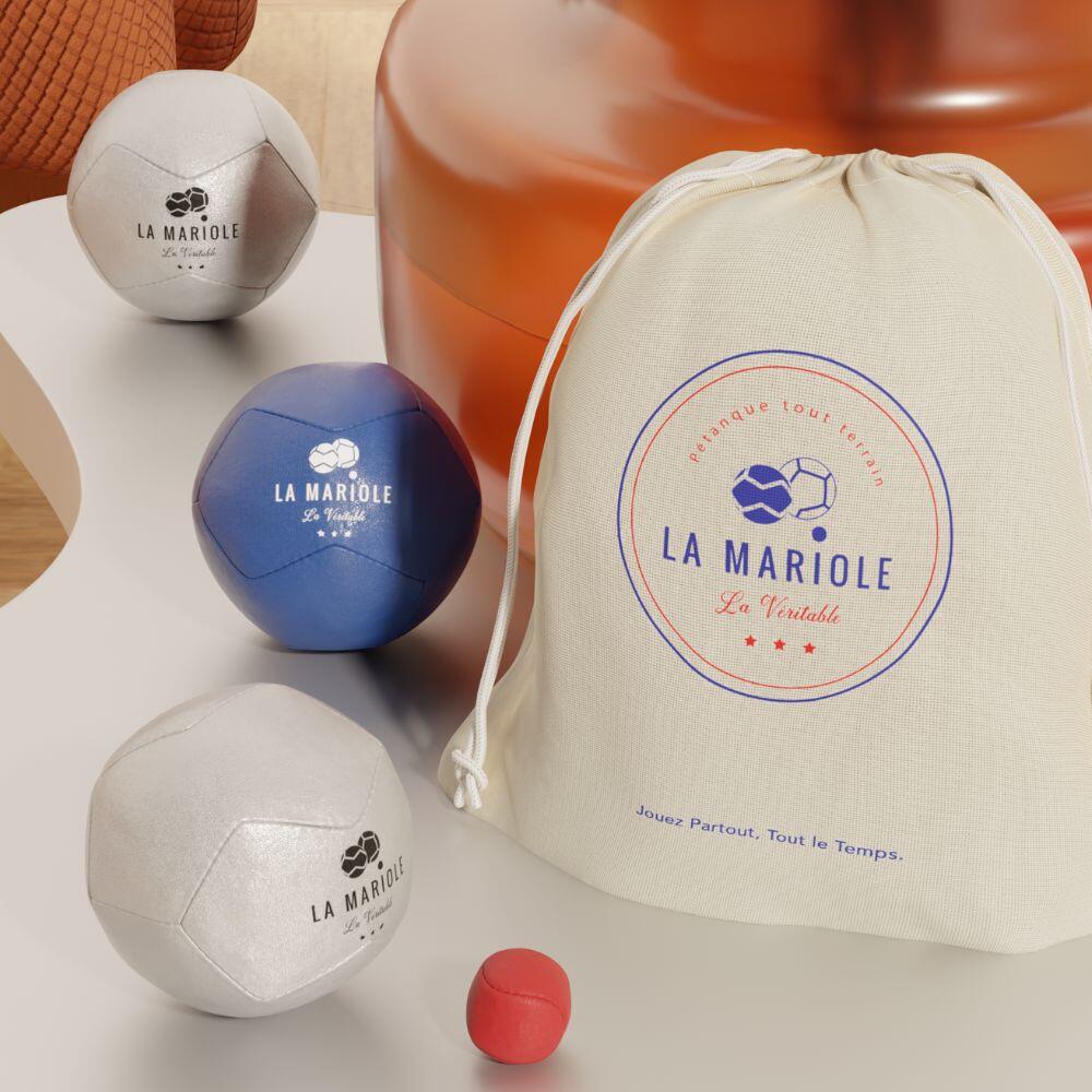 La Mariole - Boules de pétanque en PVC tout-terrain indoor & outdoor 4/9