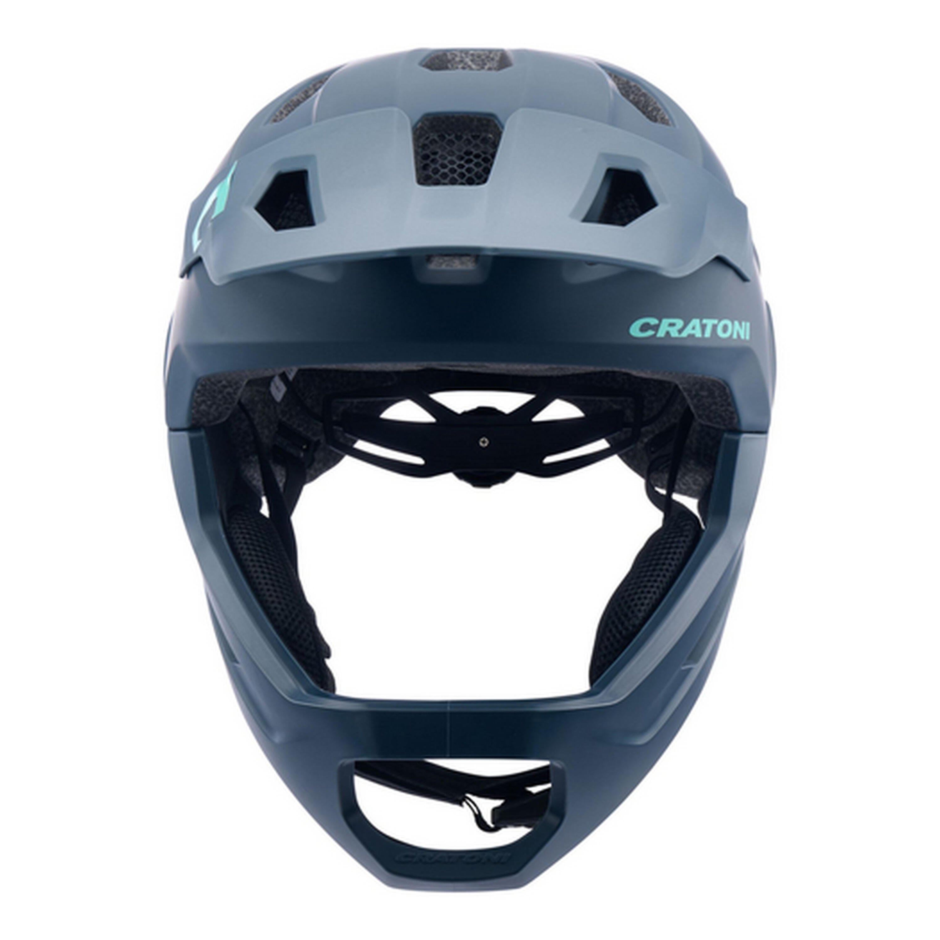 MTB-helm voor kinderen/jongeren “Madcat”, grijs 3/4