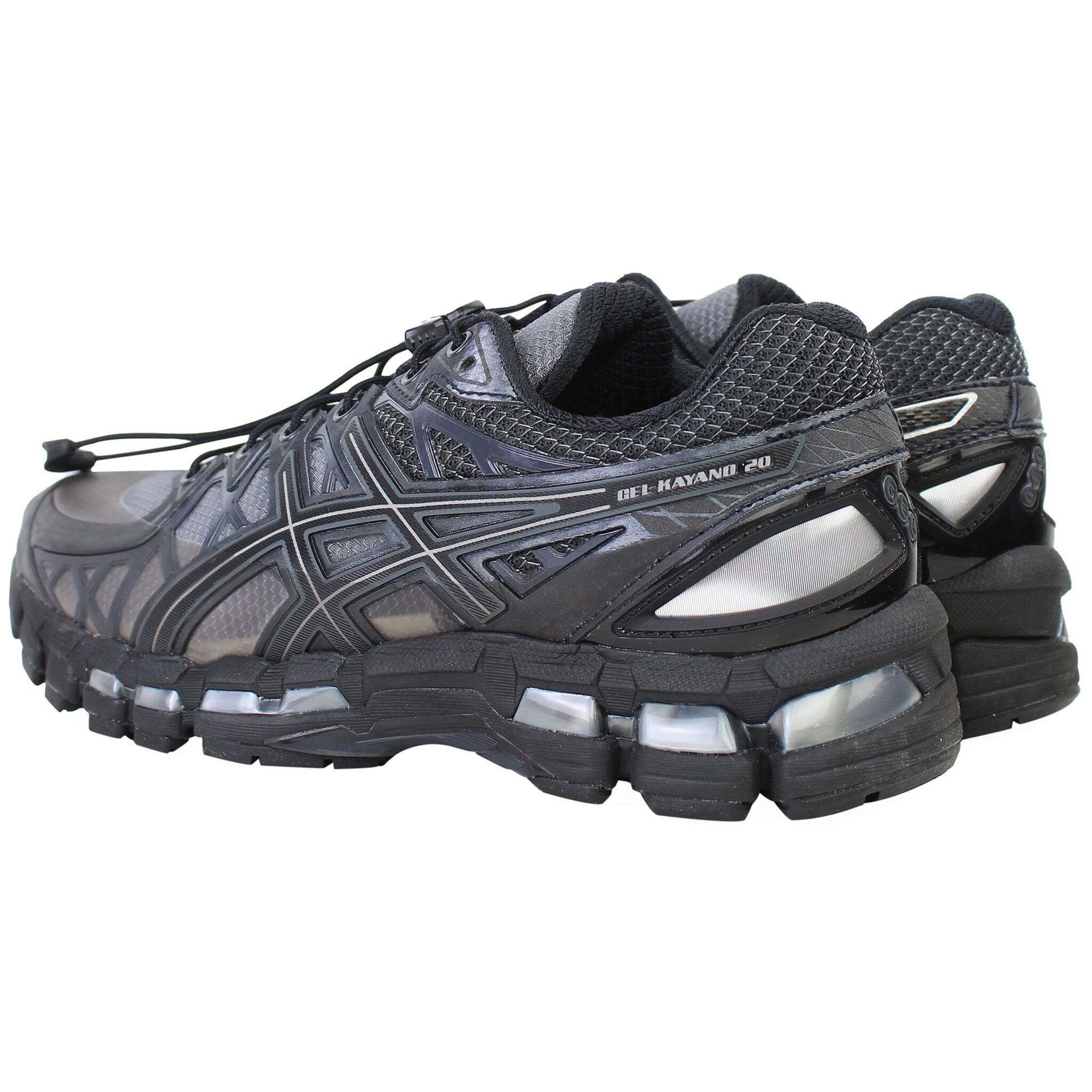 靴 Asics Gel-Kayano 20xUnaffected 28.0 Asics x Unaffected Gel-Kayano 20 Mens Black Trainers | Decathlon