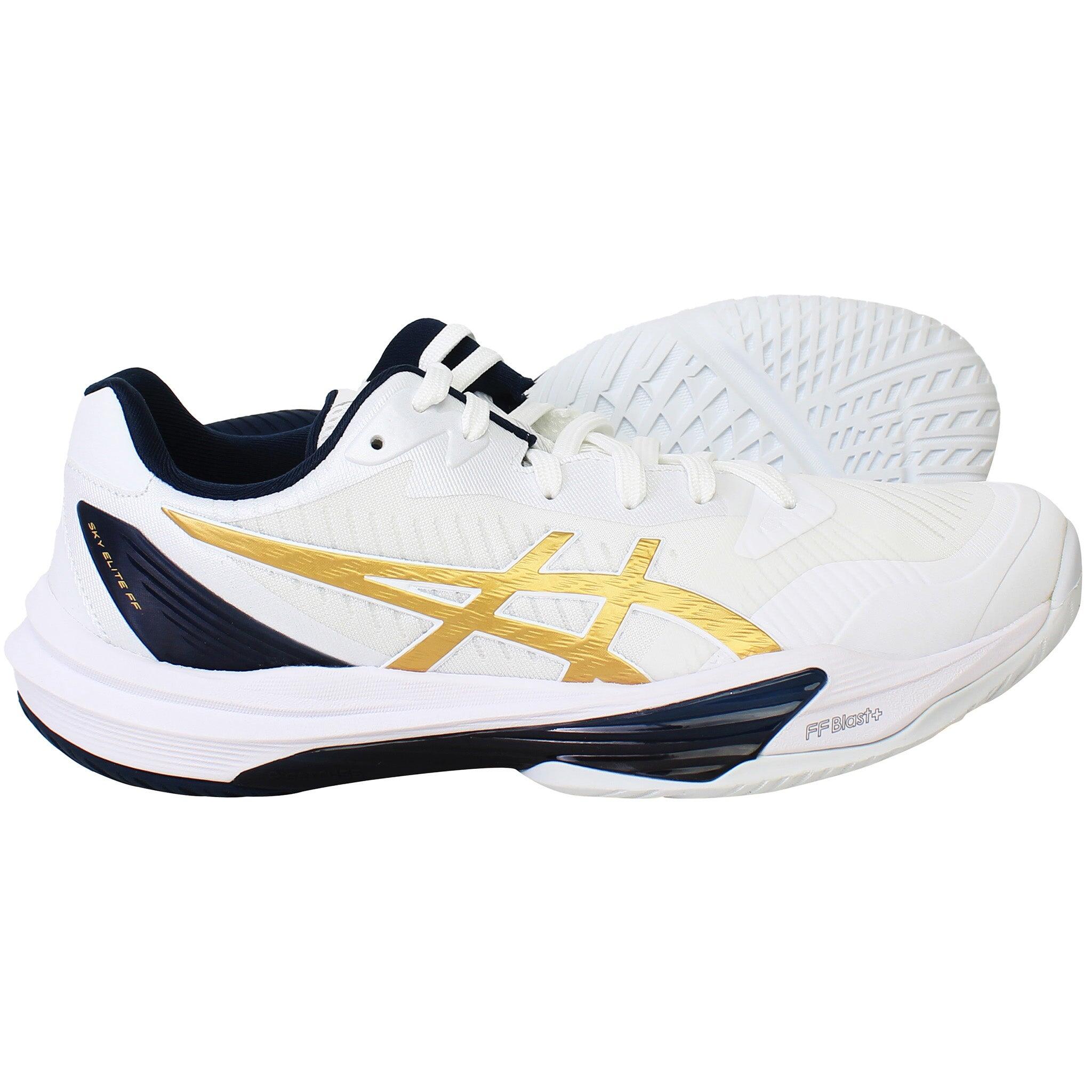 シューズ asics SKY ELITE FF 3 28cm Asics Sky Elite FF 3 Mens White Volleyball Shoes | Decathlon