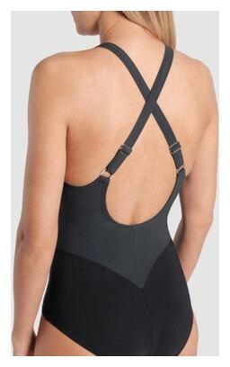 Maillot de bain Arena Shapewear Silvia Noir/Gris Femme 4/5