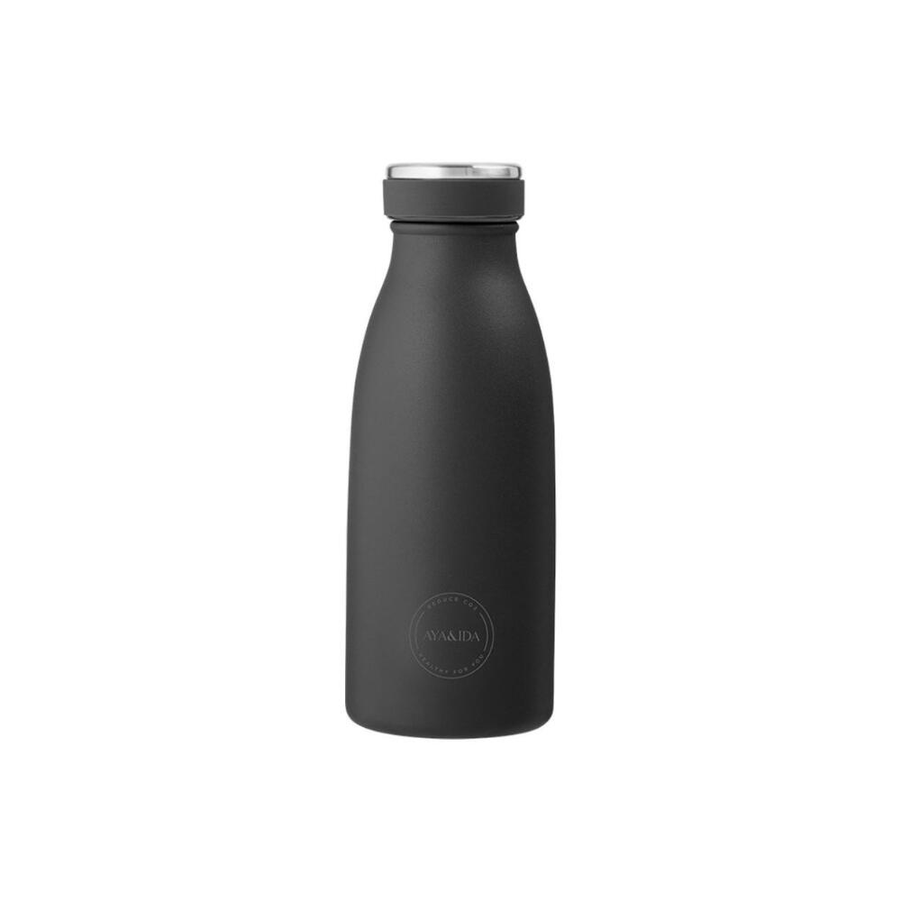 Aya&ida garrafa térmica 350 ml – preto fosco