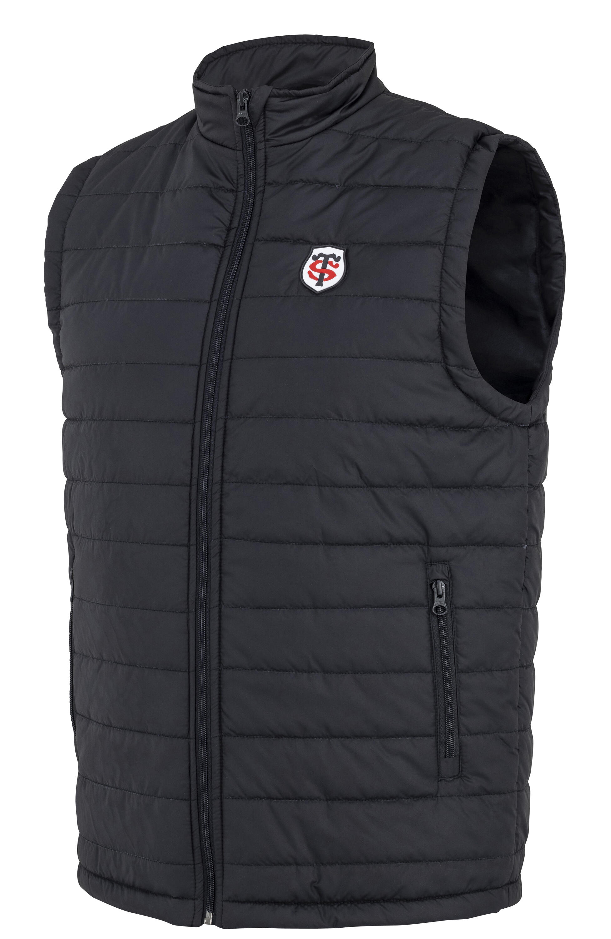 Felpa Hoodie Brodi Stade Toulousain Nero Uomo 3/5
