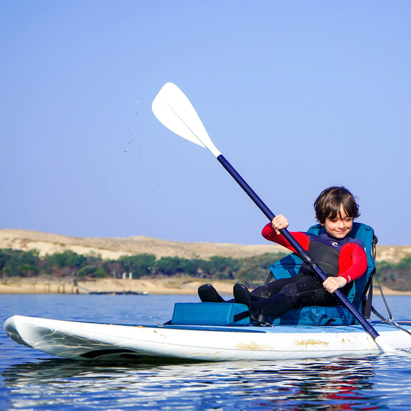 Paddle SUP-Yak Beach Alu 200 – Pagaie rigide et durable. 3/4