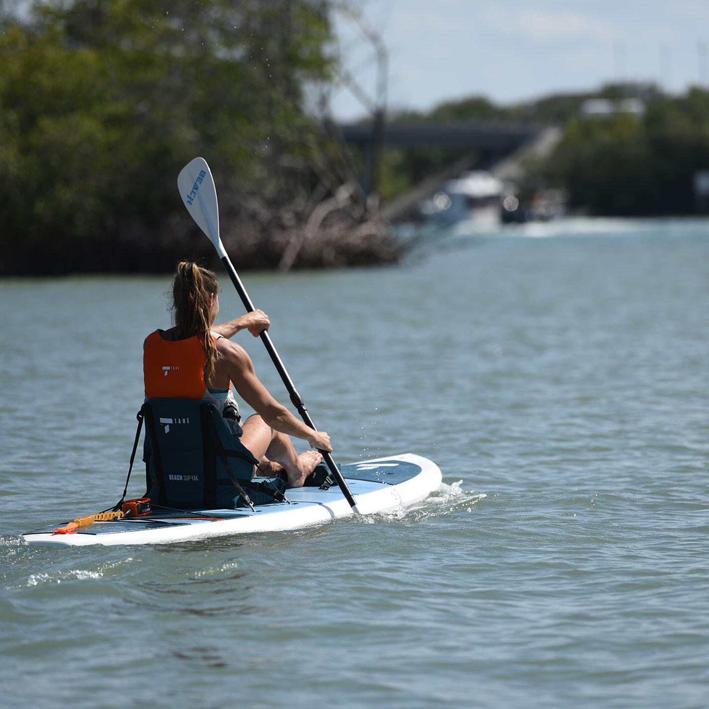Paddle SUP-Yak Beach Alu 200 – Pagaie rigide et durable. 2/4