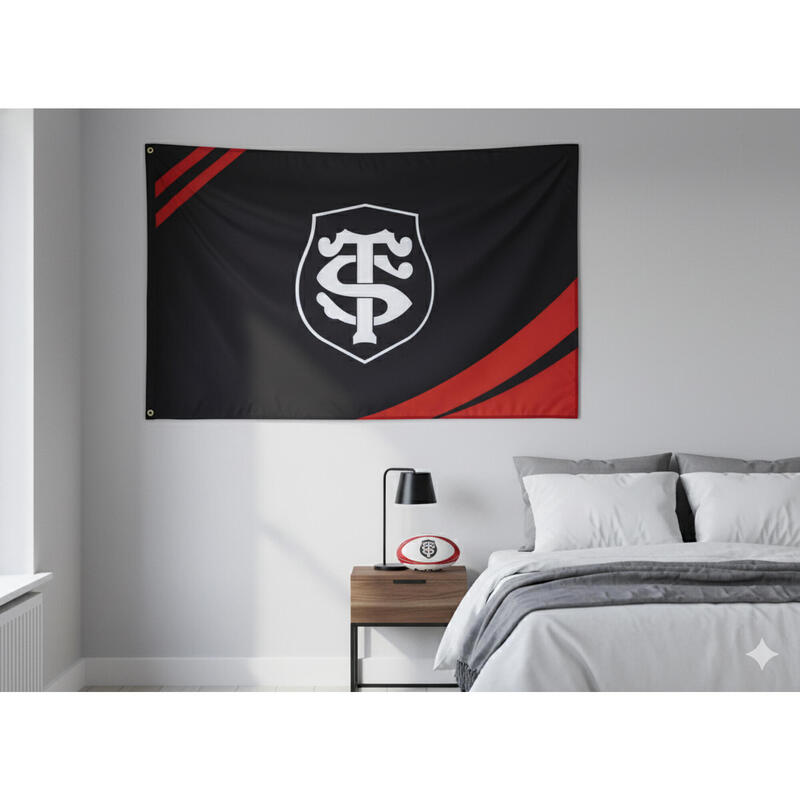 Tricou bărbătesc cu mânecă scurtă Brodi Stade Toulousain Ecru